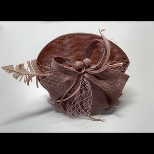 Dusty Rose Colored Fascinator